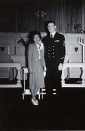 April 1947 Wedding Washington DC Susan and Frank Cuddy