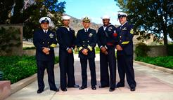 Point Mugu Fleet Readiness Center US Navy Honor Guard for Lt. Susan Ahn Cuddy July 2, 2015 Forest Lawn Hall of Liberty